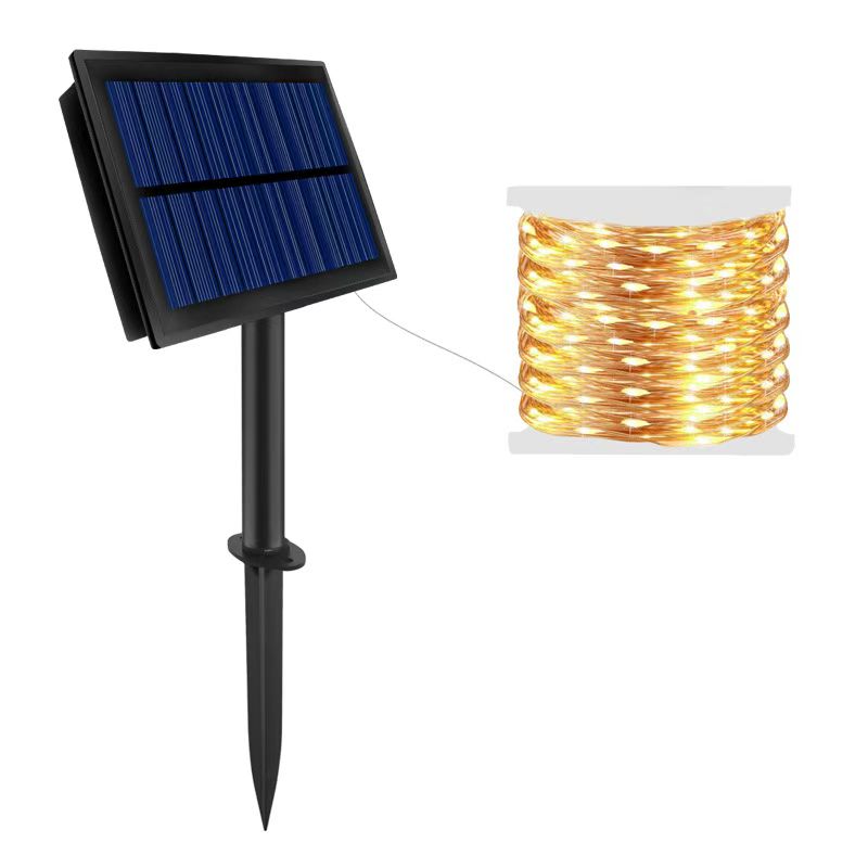 Solar Holiday Lights Αδιάβροχη διακόσμηση κήπου εξωτερικού χώρου